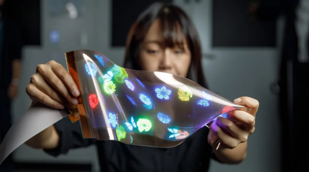 LG’s new display panel can be stretched, folded and twisted